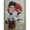 Image 1 : 8X10 BASEBALL PRINT AUTOGRAPHED TED WILLIAMS COA
