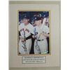 Image 1 : MATTED 8X10 BASEBALL PHOTO 2 AUTOGRAPHS WILLIAMS &