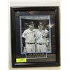 Image 1 : 13X16 FRAMED BASEBALL PHOTO 2 AUTOGRAPHS: MANTLE &