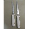 Image 1 : PAIR OF STAINLESS STEEL SHAKESPEARE CUTTING KNIVES