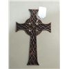 Image 1 : 11.5"L COPPER & BLACK TONE DIE CAST IRON CROSS