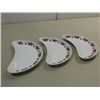 Image 2 : LOT 3 WEDGEWOOD BONE CHINA: BONE DISCARD DISH.