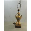 Image 1 : VINTAGE FRENCH PROVINCIAL 24 KT GOLD CERAMIC LAMP