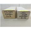 Image 2 : LOT 2 1991 SCORE & 1994 TOPPS FOOTBALL CARD BUILT