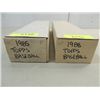 Image 2 : LOT 2 1985 & 1988 TOPPS BASEBALL CARDS BUILT SETS