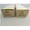 Image 2 : LOT 2 1990 & 1991 TOPPS BASEBALL CARDS BUILT SETS