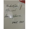 Image 2 : RUTH, OTT, JOHNSON, PENNOCK ON CARD SIGNATURE NO