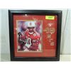 Image 1 : FRAMED FOOTBALL PHOTO AUTOGRAPH JERRY RICE COA