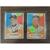 Image 1 : LOT 2 1961 TOPPS #136 & 137 BASEBALL MANAGER CARDS