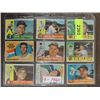 Image 1 : LOT 9 1960 TOPPS BASEBALL PLAYER CARDS: #267, 271,