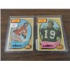 Image 1 : 1970 ROOKIE TOPPS #81, 140 FOOTBALL CARDS: DEMPSEY