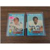 LOT 2 COWBOYS 1971 TOPPS #144, 190 FOOTBALL CARDS: