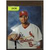 Image 1 : 8X10 BASEBALL PHOTO AUTOGRAPHED ALBERT PUJOLS COA