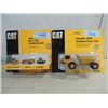 Image 1 : LOT 2 ERTL DIE CAST METAL CAT DUMP TRUCK & 3 MICRO