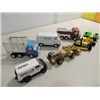 Image 2 : LOT 8 VINTAGE DIE CAST & METAL TOY TRUCKS: TONKA,