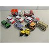 Image 1 : LOT 11 VINTAGE PRESS METAL & DIE CAST TRUCKS: