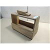 Image 1 : VINATGE OAK HARDWOOD SHOE SHINE FOOT REST BOX