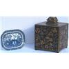 Image 1 : C19th Japanese black lacquer kodansu fitted with 2 drawers, decorated in gold &...