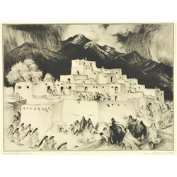 Gene Kloss - Ceremonial Day at Taos