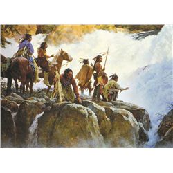 Howard Terpning - The Force of Nature Humbles All Men