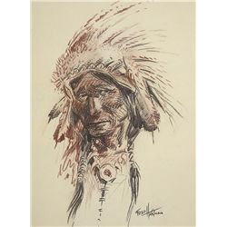 Fred Harman - Native American Chief
