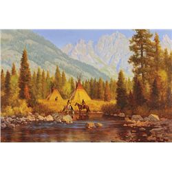 Gary Kapp - Camp on the River Bend