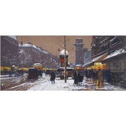 Edouard Cortes - Port Saint Martin, Neige
