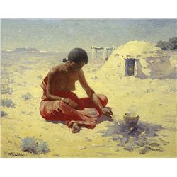 William Robinson Leigh - Navajo Cook