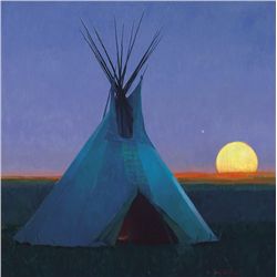 Tom Gilleon - The Moon and Saturn