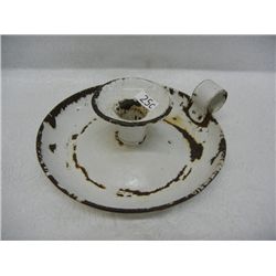 White Vintage Candle Holder