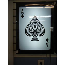 Ace of Spades Hanging  Light