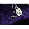 Image 1 : Sterling 18" Chain w/ Cross Pendant
