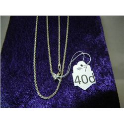 Sterling 18" Chain