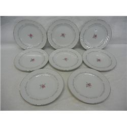 8-Royal Swirl Fine China Plates, made in Japan