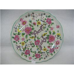 Old Foley Co., Staffordshire England Plate w/ Birds and Flowers