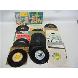 Misc. 45 Records: Barry Manilow, Big Brass Band, George Jones, Elton John, and Others