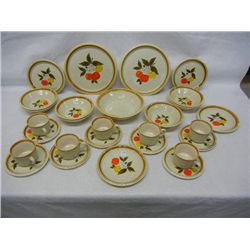 Mikasa Stone Manor Dishes, Made in Japan: Serving Bowl, 2 Dinner Plates, 4 Salad Plates, 7 Bowls, 7 