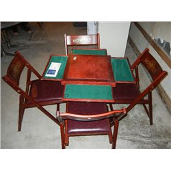 Monopoly Collector's Edition Table w/ 4 Chairs