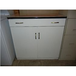 White Kitchen Cabinet w/ Porcelain Top