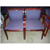 Image 1 : 2 Purple Waiting Room Chairs