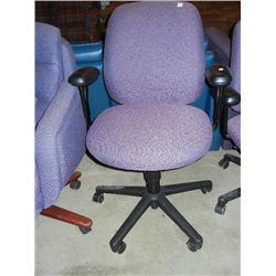 Purple Swivel/Armed Desk Chair