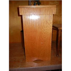 Wooden Trash Can Box