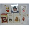 Image 1 : 7-Hallmark Keepsake Ornaments: Santa, Gingerbread Man, Coffee, Mitten, and Snow Much Fun Frame