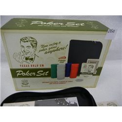 Texas Hold 'Em Poker Set NIB