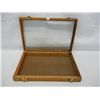 Image 2 : Small Oak Table Top Display Case: 18"x12"x2.5"