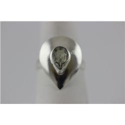 size 7 3/4 Sterling Silver and Citrine ring.