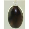 Image 1 : Large Dark Smoky Topaz set in Sterling Silver