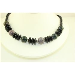 Black Onyx Beaded Necklace