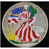 Image 1 : 2001 Colorized American Silver Eagle