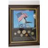 Image 1 : Framed Obsolete Coins of Yesteryear Set